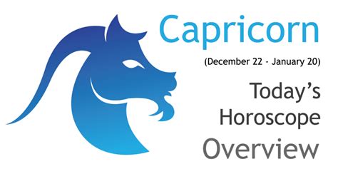 Capricorn Daily Horoscope .